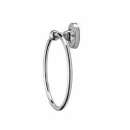 Croydex Wimborne Flexi-Fix Wall-Mounted Towel Ring, Chrome Finish thumbnail 4