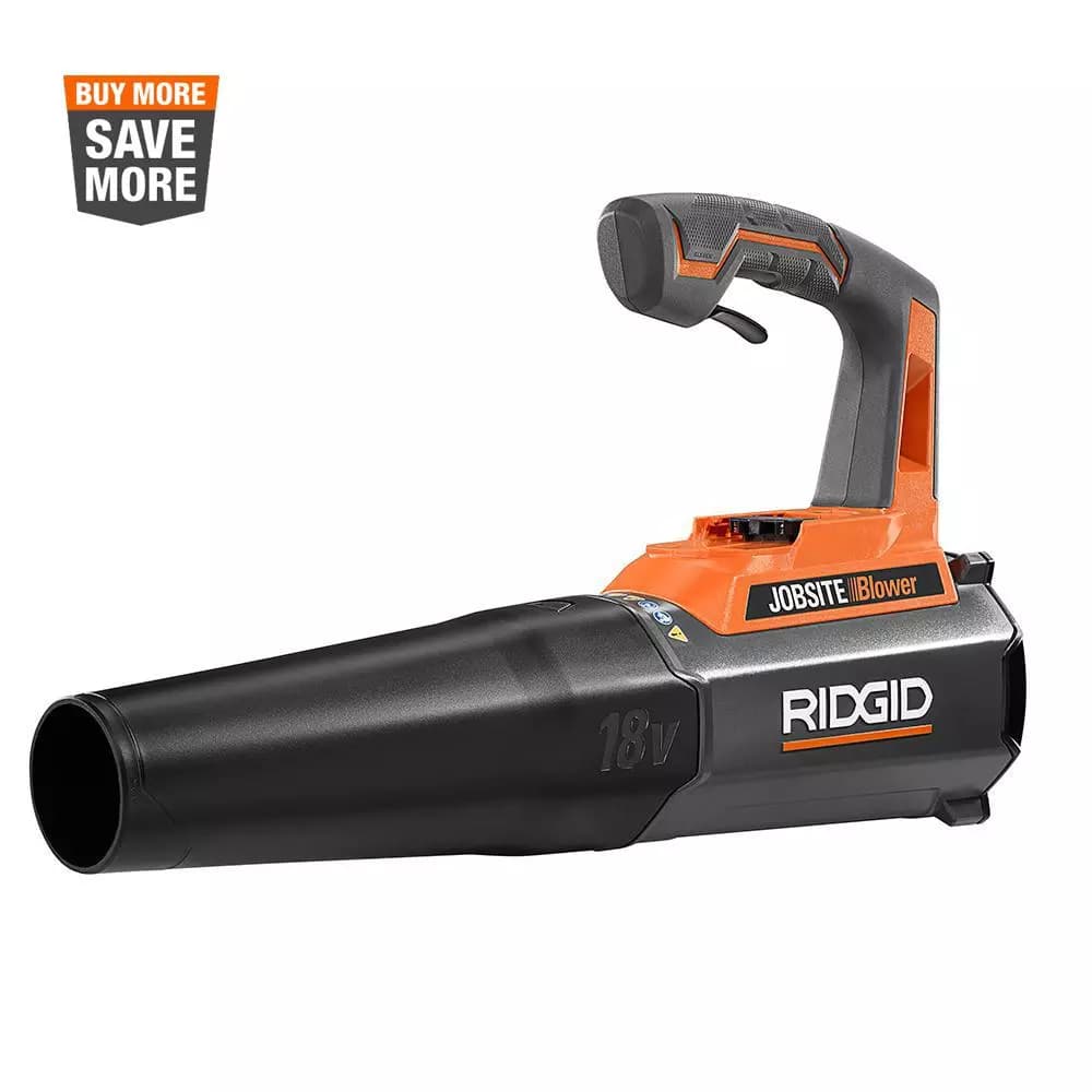 RIDGID 18V Cordless 105 MPH Handheld Jobsite Blower (Tool Only)
