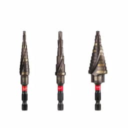 Milwaukee SHOCKWAVE Impact Duty Titanium Step Bit Kit, 3-Piece thumbnail 1