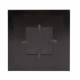 Unbranded Mirrored Table Clock with Beaded Glass Border and Roman Numerals thumbnail 4