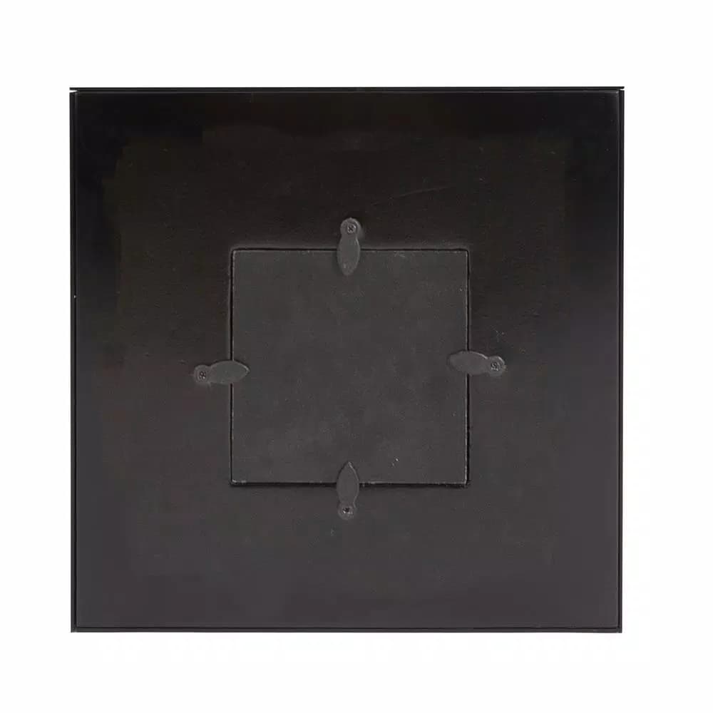 Unbranded Mirrored Table Clock with Beaded Glass Border and Roman Numerals