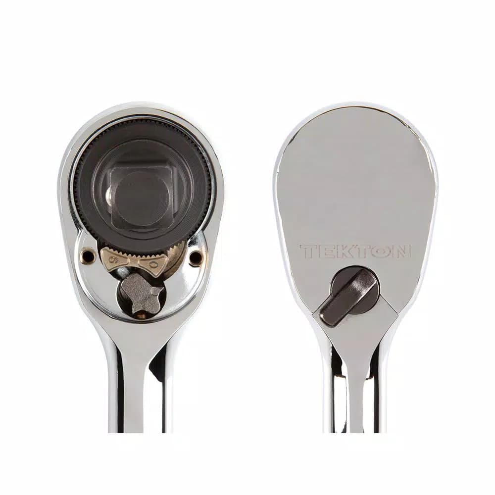 Tekton 3/8 in. Drive x 4-1/2 in. Stubby Ratchet with 90-Tooth Gear