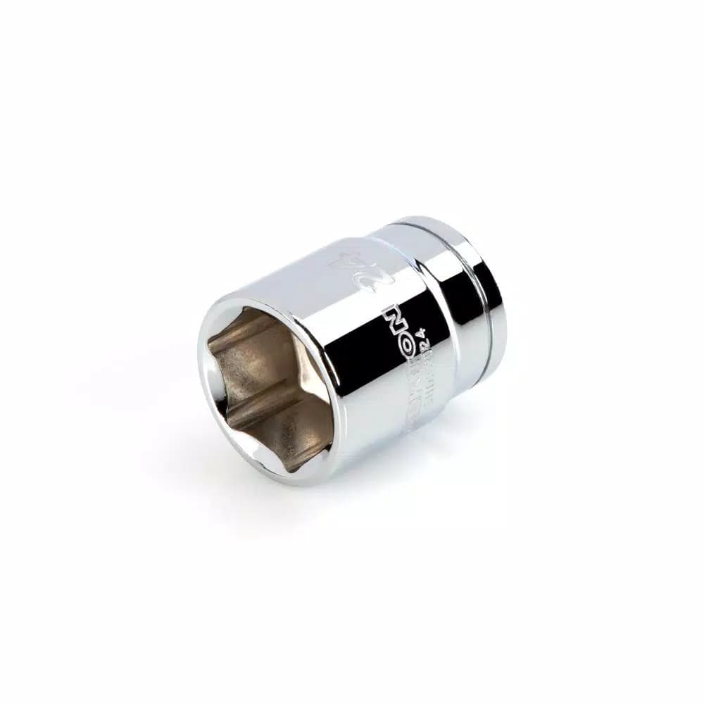 TEKTON 24 mm 6-Point Socket, 1/2 in. Drive, Metric