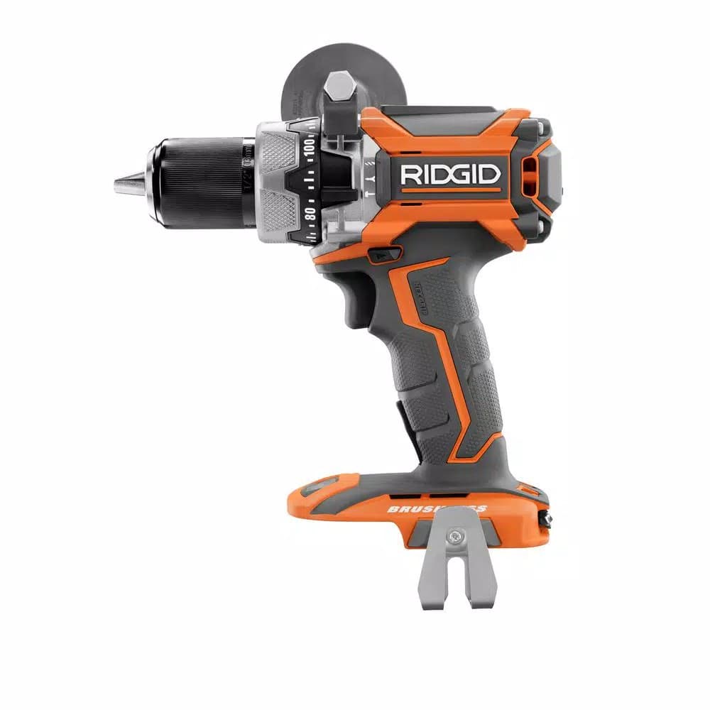 RIDGID 18V Brushless 1/2 in. Compact Hammer Drill/Driver (Tool Only)