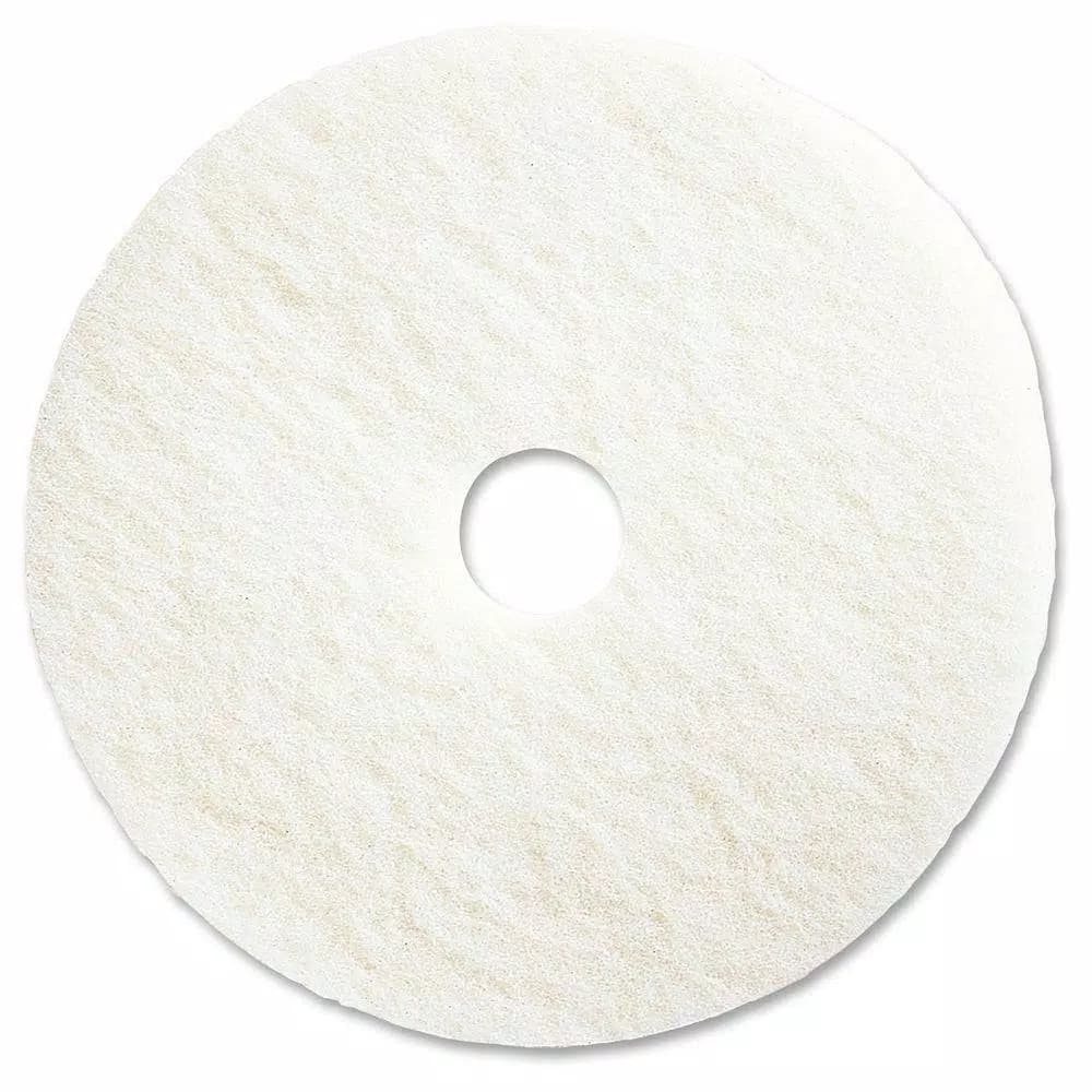 Genuine Joe 20 in. White Super Floor Pad, High-Speed Maintenance (5 per Carton)
