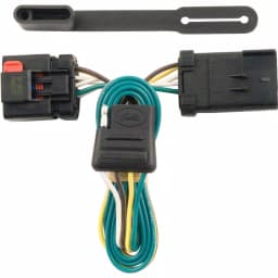 CURT Custom Vehicle-Trailer Wiring Harness, 4-Way Flat, T-Connector for Chrysler, Dodge, Jeep, Mitsubishi thumbnail 1