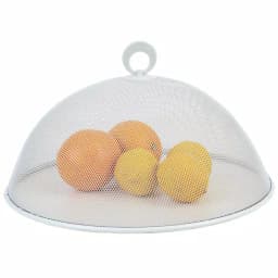 Unbranded Round Mesh Collapsible Food Plate Cover - Galvanized Steel Mesh Food Tent thumbnail 1