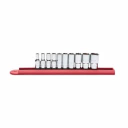 GearWrench 1/4 in. Drive SAE Mid Length Socket Set, 10-Piece thumbnail 1