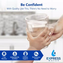 Express Water 5-Stage Reverse Osmosis Water Filtration System with Faucet and 4 Gallon Tank, 100 GPD thumbnail 6