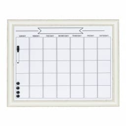 DesignOvation Macon Monthly Dry Erase Magnetic Wall Calendar Memo Board with Frame thumbnail 1