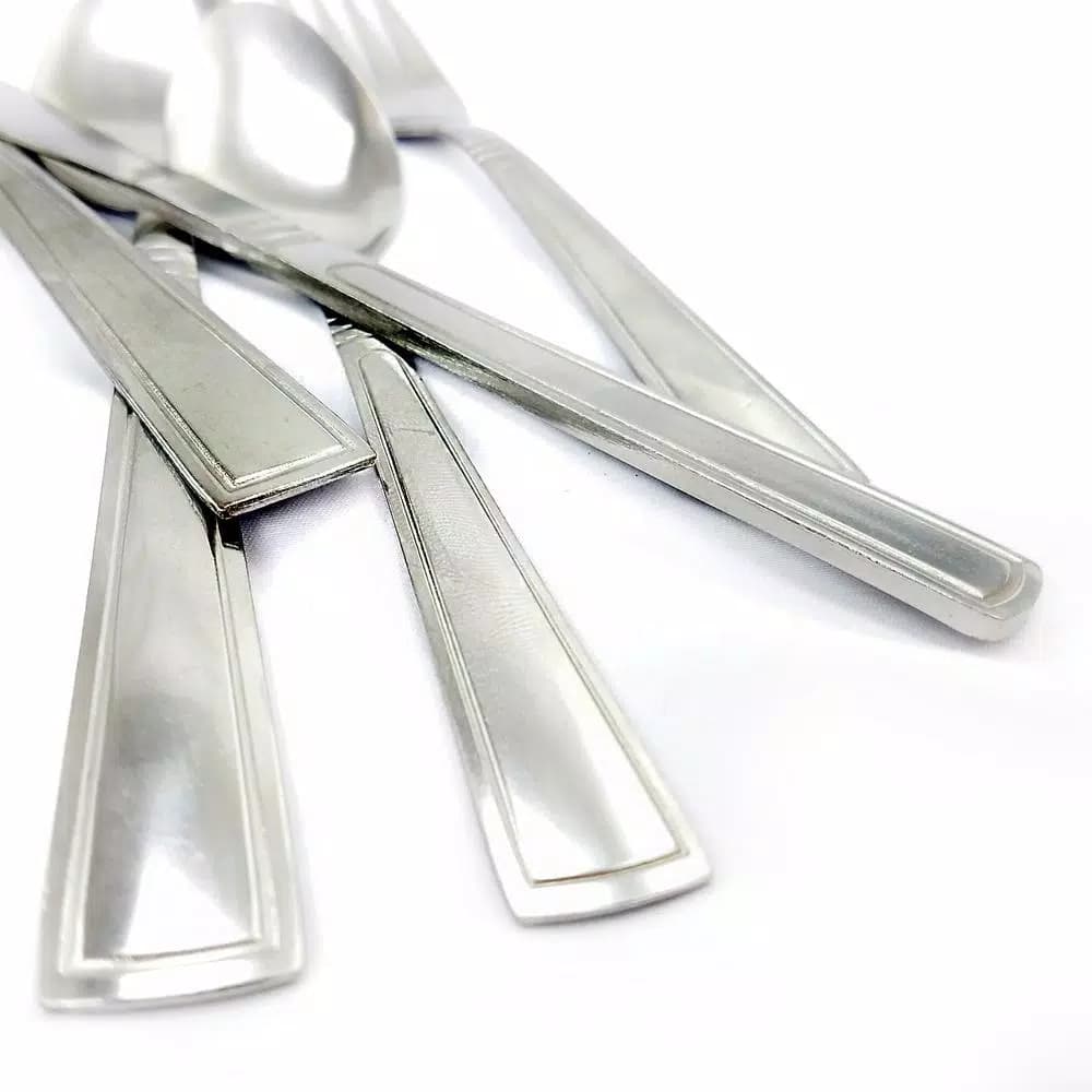 Gibson Home Sefton 24-Piece Stainless Steel Flatware Set, Service for 4