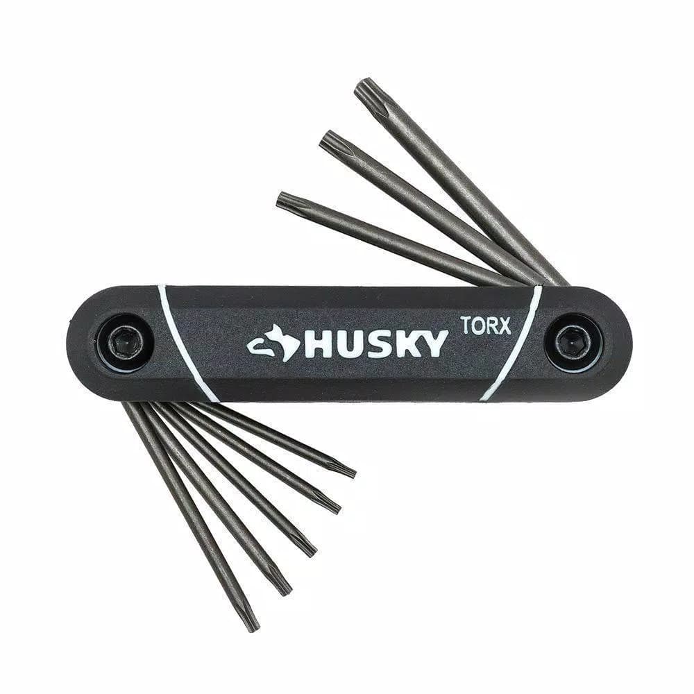 Husky 8-Piece Torx Mini Precision Folding Hex Key Set