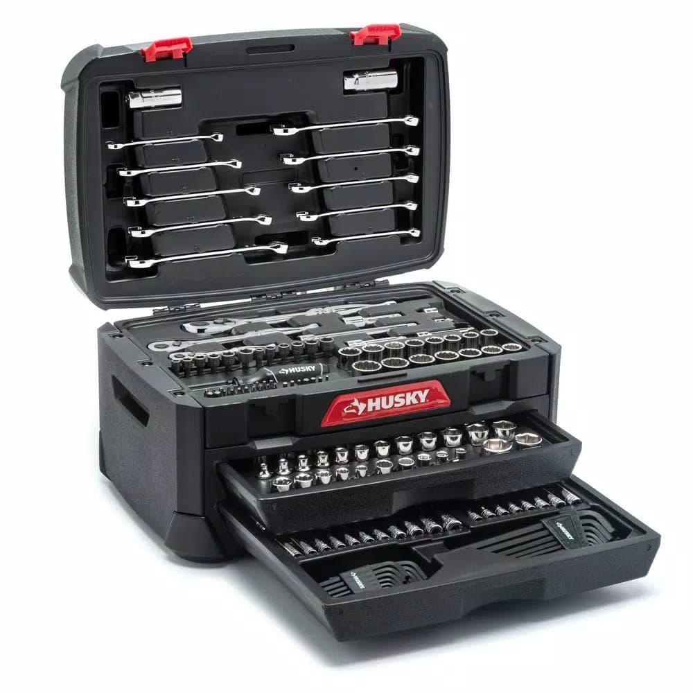 Husky 230-Piece Mechanic's Tool Set with 3-Layer Tool Chest