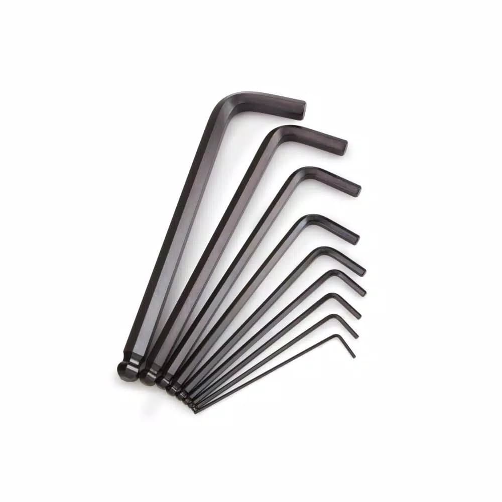 TEKTON 9-Piece Long Arm Ball End Hex Key Wrench Set, SAE Inch Sizes