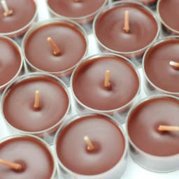 Zest Candle Brown Tealight Candles, 1.5 in. Diameter, 50-Pack thumbnail 2