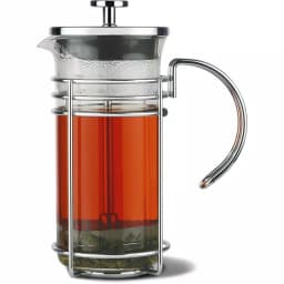GROSCHE Madrid 12 oz. Premium French Press Coffee and Tea Maker in Chrome thumbnail 2
