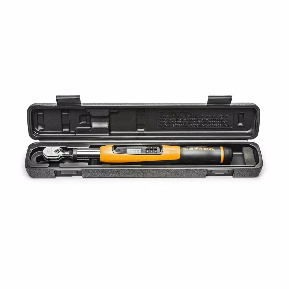 GEARWRENCH 3/8 in. Drive Electronic Torque Wrench, 7.4-99.6 ft.-lbs.