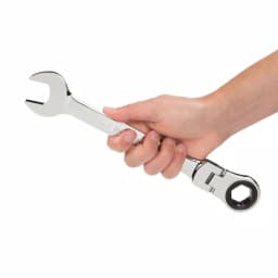 TEKTON 1 in. Flex-Head Ratcheting Combination Wrench, 72-Tooth, 6-Point thumbnail 2