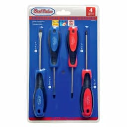Best Value 4-Piece Screwdriver Set with Magnetic Chrome Vanadium Steel Tips, Phillips and Slotted thumbnail 4