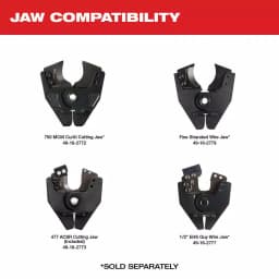 Milwaukee M18 FORCE LOGIC Cordless Cable Cutter Kit with 477 ACSR Jaws, 2.0Ah Battery & Charger thumbnail 4