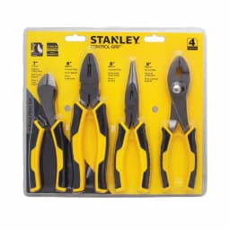Stanley Bi-Material 4-Piece Plier Set, Drop Forged Steel, ANSI Specification thumbnail 11