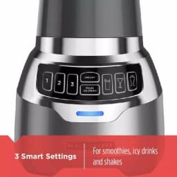 BLACK+DECKER PowerCrush 48 oz. Digital Blender with Quiet Technology, 900W, Silver thumbnail 5