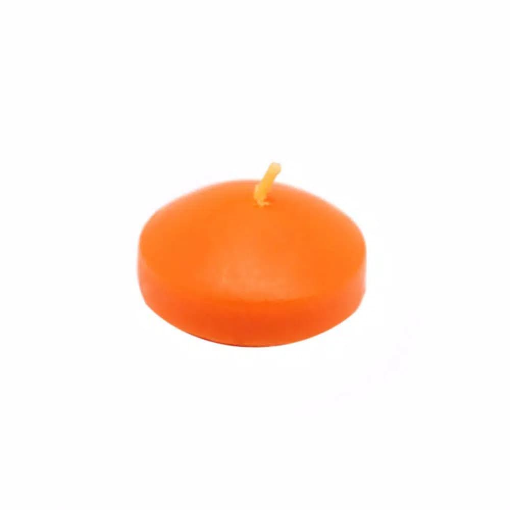 Zest Candle 1.75 in. Orange Floating Candles, Box of 24