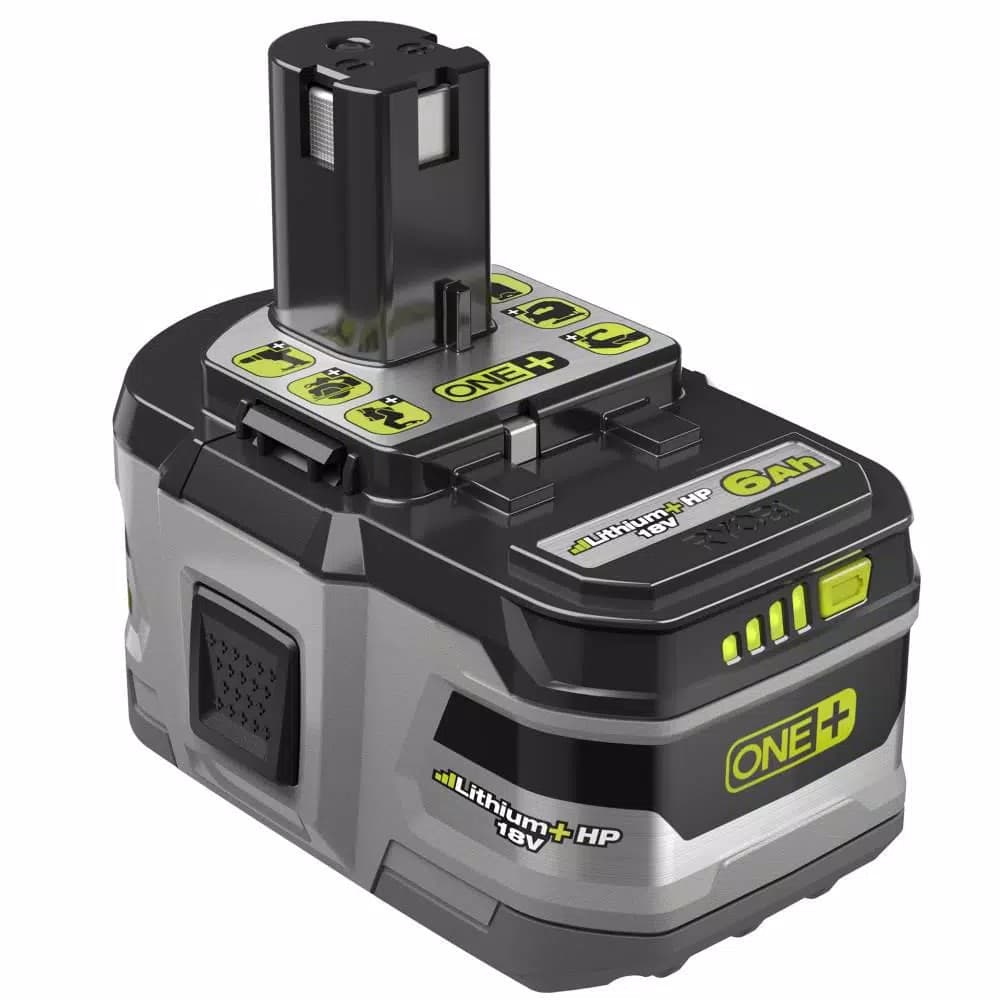 RYOBI 18V ONE+ 6.0 Ah LITHIUM+ HP High Capacity Lithium-Ion Battery