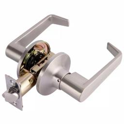Toledo Fine Locks Segovia Satin Stainless Steel Passage Lever Set thumbnail 1