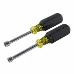 Klein Tools 2-Piece Magnetic Nut Driver Set with 3 in. Hollow Shafts and Cushion Grip Handles thumbnail 3