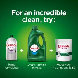 Cascade Complete Dishwasher Gel with Dawn, Fresh Scent, 75 oz. thumbnail 7