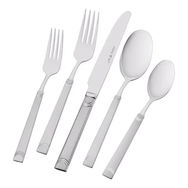J.A. HENCKELS INTERNATIONAL Henckels International Joy 45-Piece 18/10 Stainless Steel Flatware Set, Service for 8