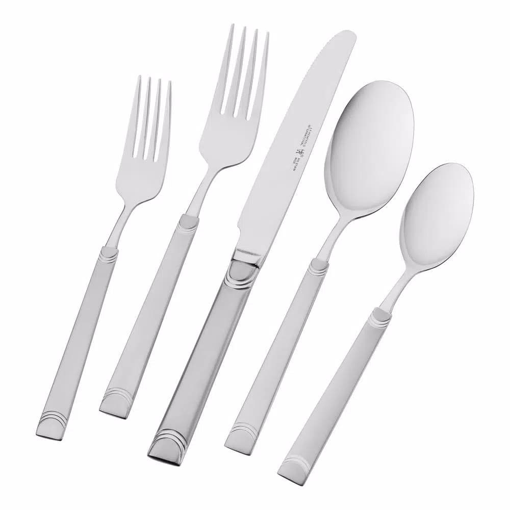 J.A. HENCKELS INTERNATIONAL Henckels International Joy 45-Piece 18/10 Stainless Steel Flatware Set, Service for 8