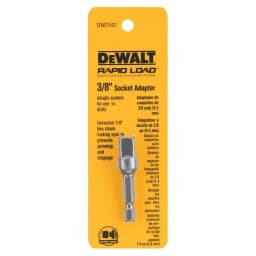 DEWALT 3/8 in. Socket Adapter with 1/4 in. Hex Shank thumbnail 1