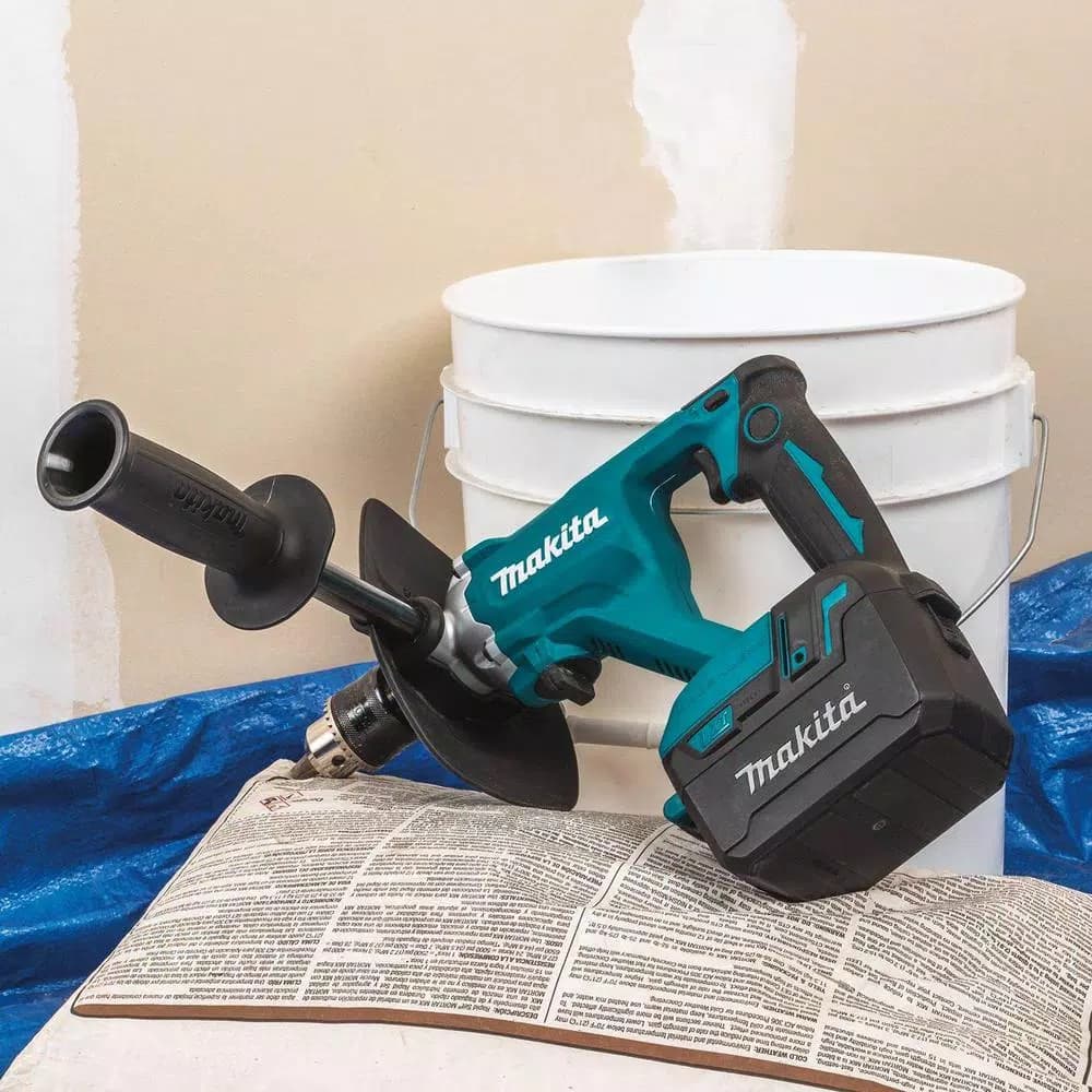 Makita 18V LXT Brushless 1/2 in. Cordless Mixer Kit with 5.0 Ah Battery and Charger