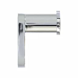MODONA Oval Single Robe and Towel Hook, Polished Chrome thumbnail 3