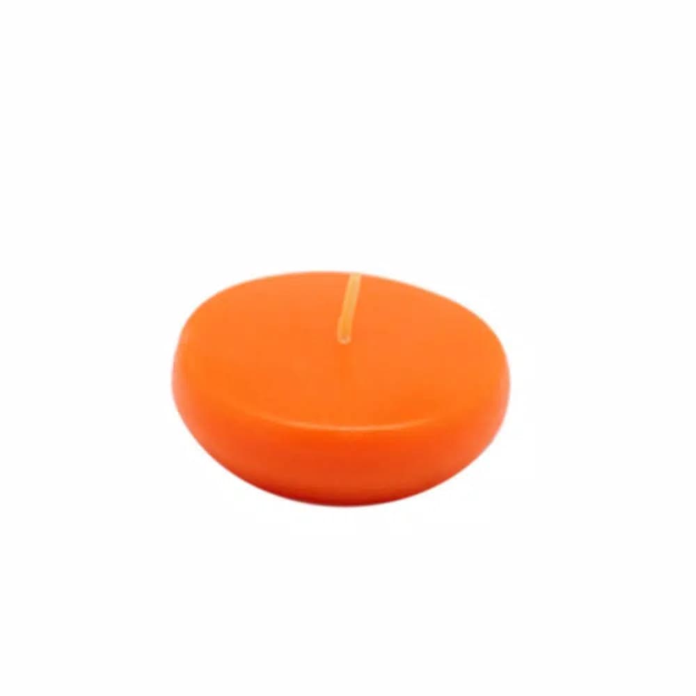 Zest Candle 2.25 in. Orange Floating Candles, Box of 24