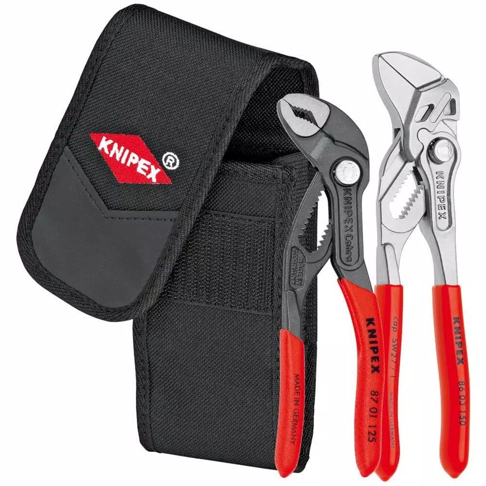 KNIPEX Mini Pliers with Belt Pouch Set (2-Piece)