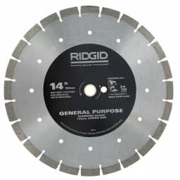 RIDGID 14 in. Jumbo Segmented Diamond Blade for Masonry and Concrete thumbnail 1