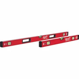 Milwaukee REDSTICK Magnetic Box Level Set, 24 in. and 48 in. thumbnail 4