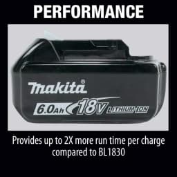 Makita 18V LXT Lithium-Ion 6.0 Ah Battery 2-Pack (BL1860B-2) thumbnail 7