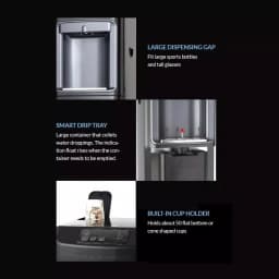 Global Water Bluline G5 Series Bottleless Water Cooler with Nano Filtration System, Graphite thumbnail 2