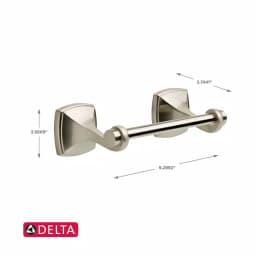 Delta Amaya Pivoting Toilet Paper Holder in Brushed Nickel thumbnail 7