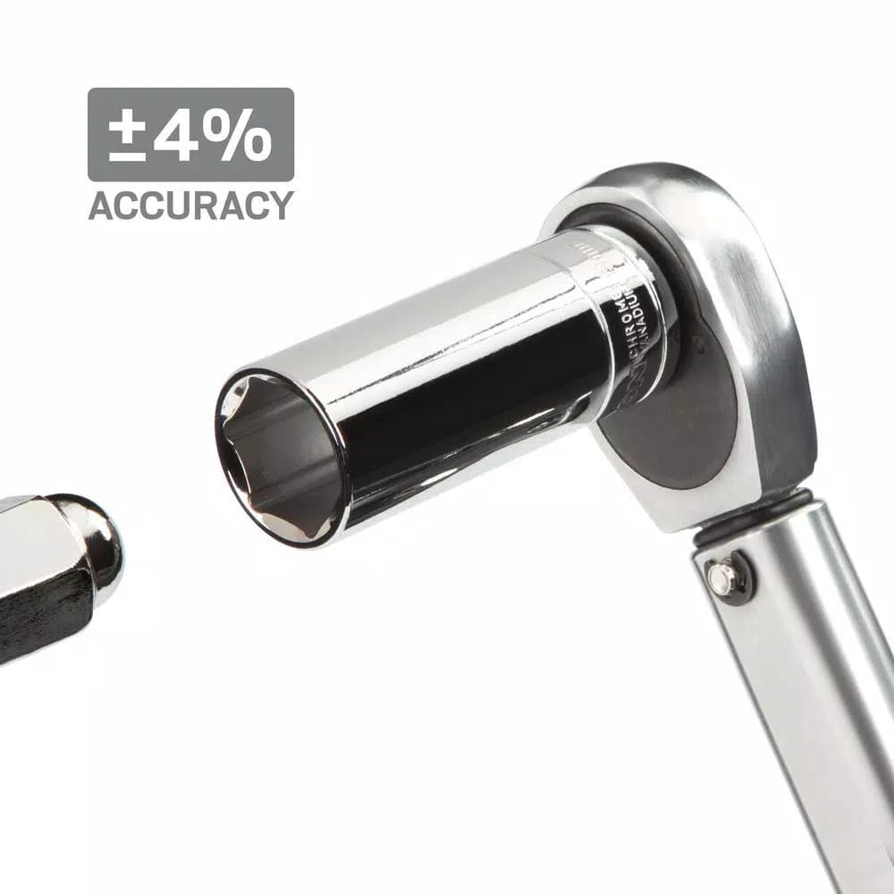 TEKTON 3/8 in. Drive Click Torque Wrench, 10-80 ft.-lb.