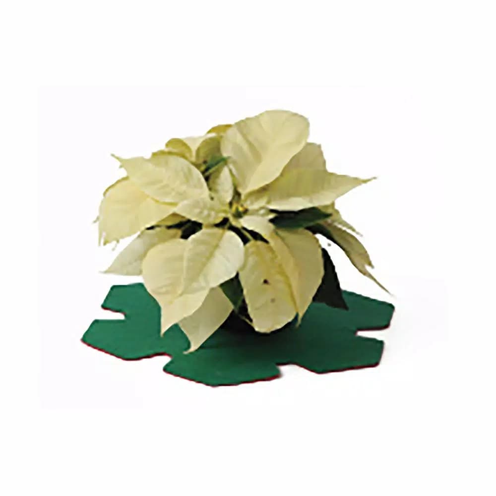 Unbranded Snowflake Holiday Surface Pads (Pack of 2) - Reversible Plant Protection Mats