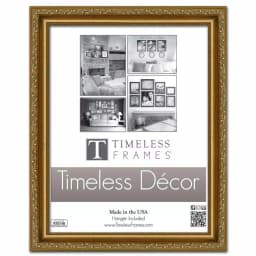 Timeless Frames Carrington 11 x 14 Gold Ornate Wood Picture Frame thumbnail 1