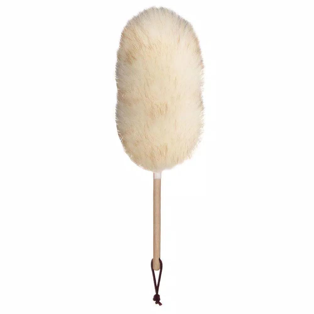 Wool Shop 10 in. Lambs Wool Duster 3-Pack - Natural Dust Magnet for Furniture and Blinds