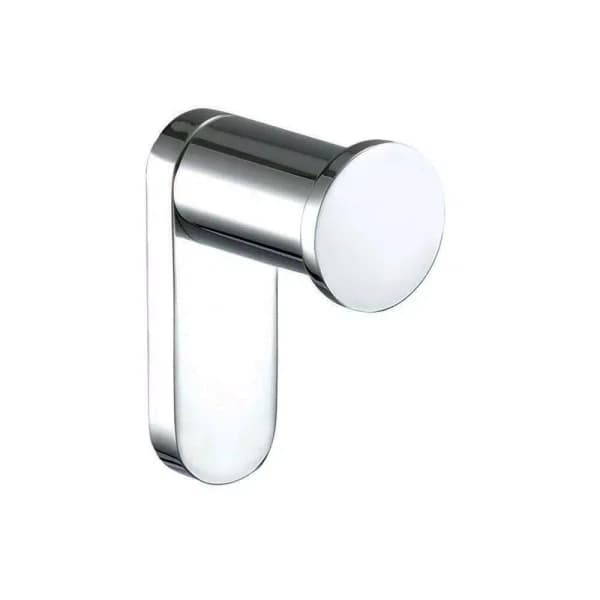 MODONA Oval Single Robe and Towel Hook, Polished Chrome