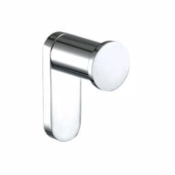 MODONA Oval Single Robe and Towel Hook, Polished Chrome thumbnail 1