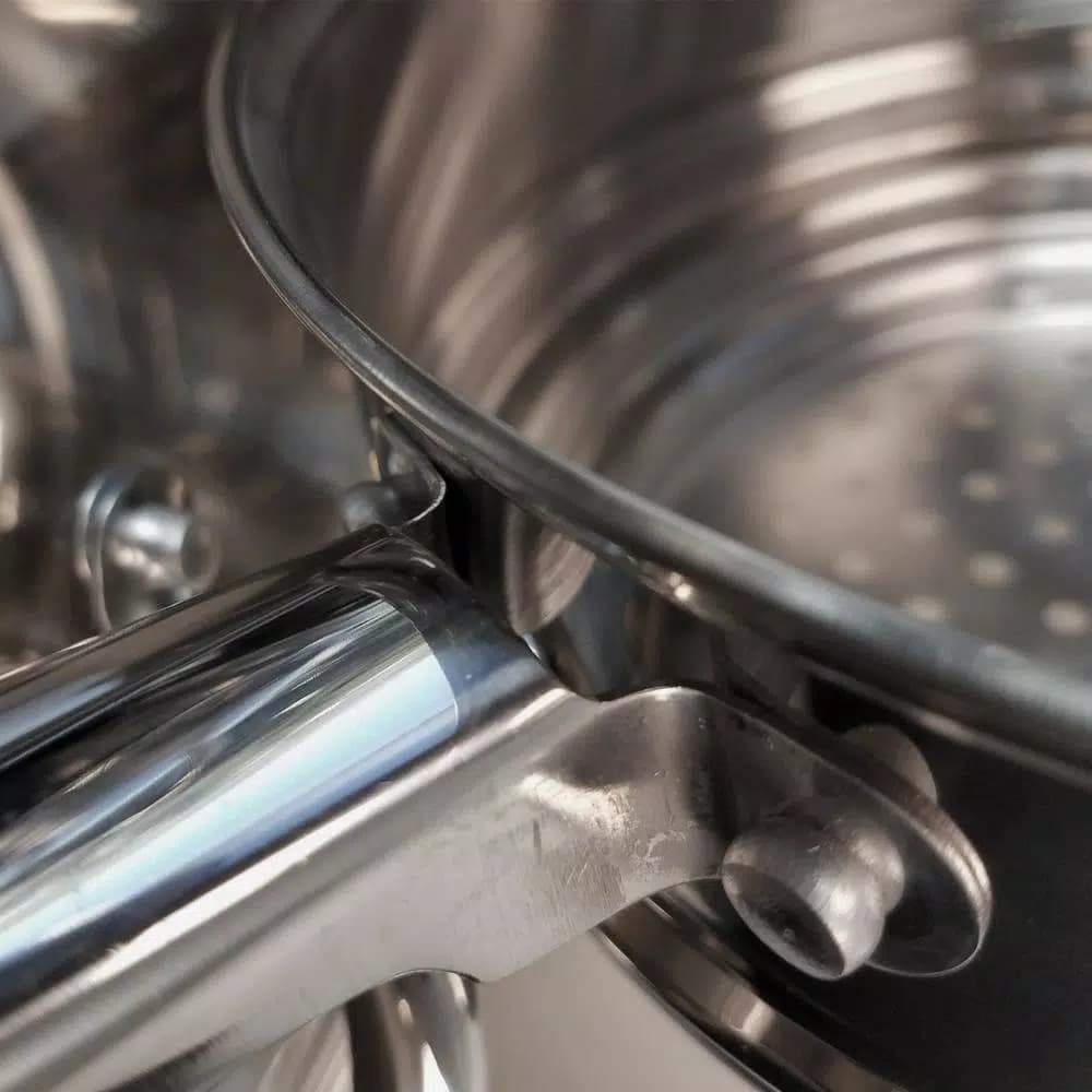 Gibson Home Cuisine Select Abruzzo 12-Piece Stainless Steel Nonstick Cookware Set with Utensils